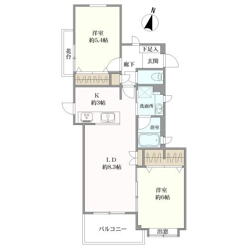 パーク・ハイム自由ケ丘の間取図
