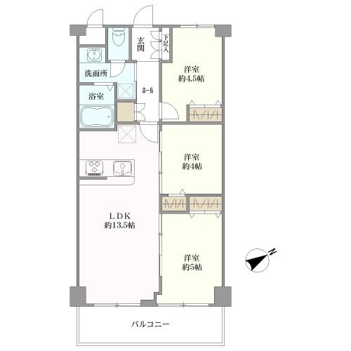ニューライフ狛江の間取図