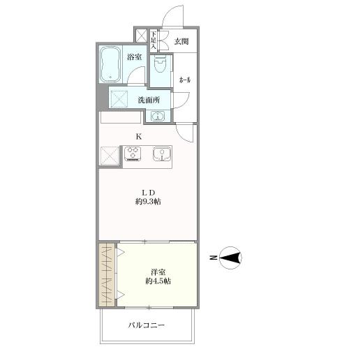 グランドパレス田町の間取図