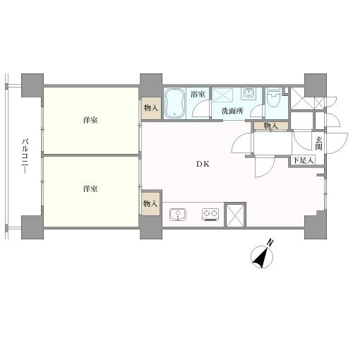 タカシマ志村マンションの間取図