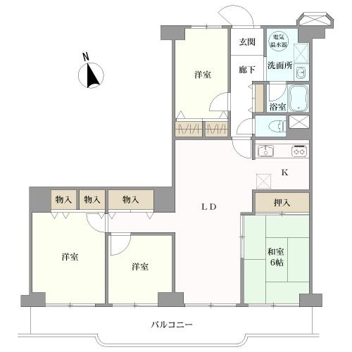 グリーンビュー第三川口の間取図