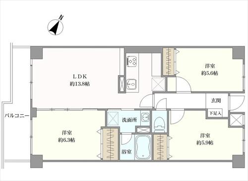 アルス成増の間取図