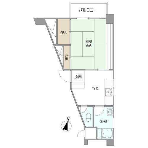 マンション目黒苑の間取図