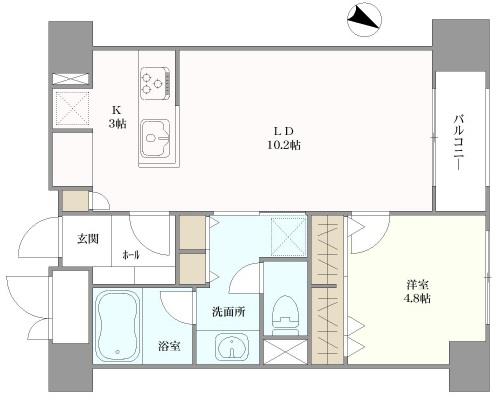 パストラルハイム面影橋の間取図
