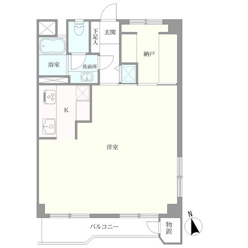 市川行徳住宅の間取図