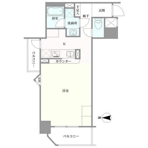 朝日ラ・パリオ等々力台の間取図