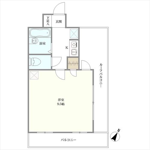 ソシアル六本松の間取図