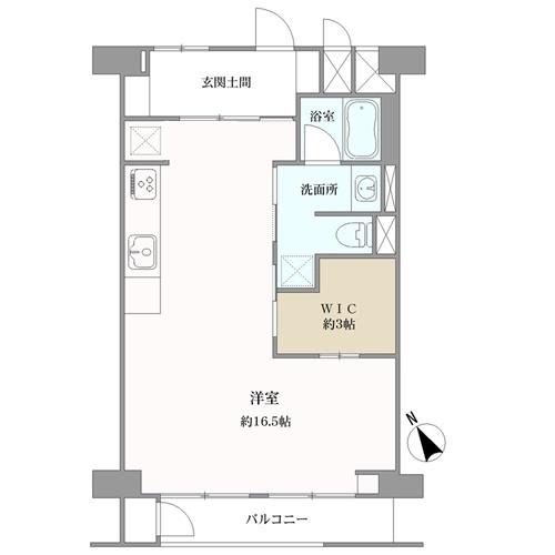 弦巻ハイツの間取図
