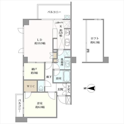 桜丘南パーク・ホームズの間取図