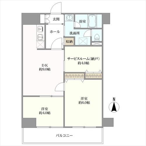 モンテベルデ新中野の間取図