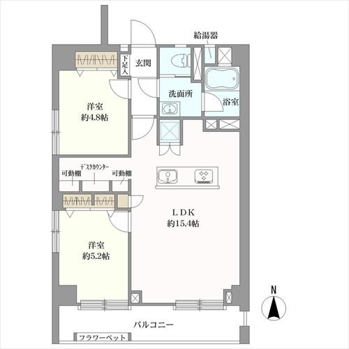 方南第一マンションの間取図