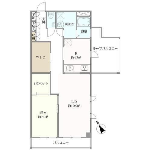 千光前ファミリーハウスの間取図