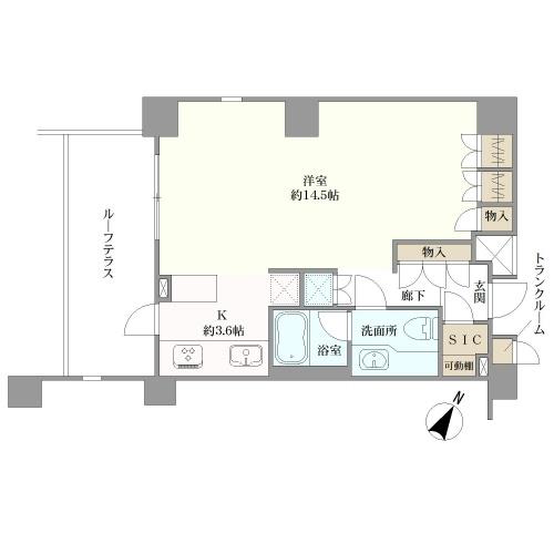 グローリオ浜田山デュオの間取図