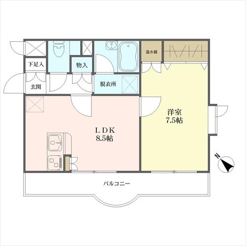 メゾン・ド・パイユの間取図