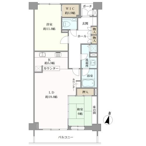 グレーシィ京都東山の間取図