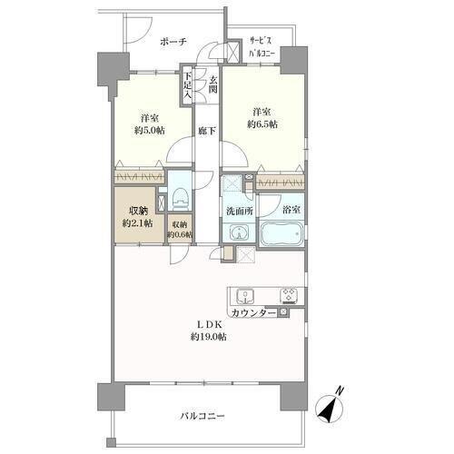 ワコーレ王子公園ステーションスターズの間取図