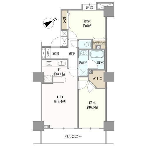 ライオンズステーションタワー松戸の間取図
