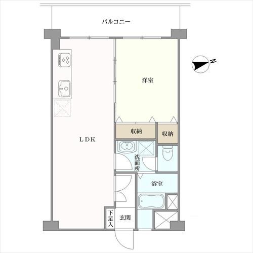 南青ハイツの間取図
