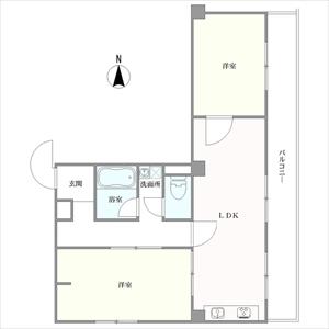 四条グランドハイツの間取図