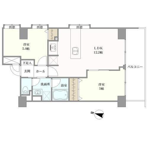 両国緑スカイハイツの間取図
