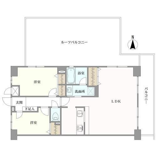 ライオンズマンション船堀親水公園の間取図