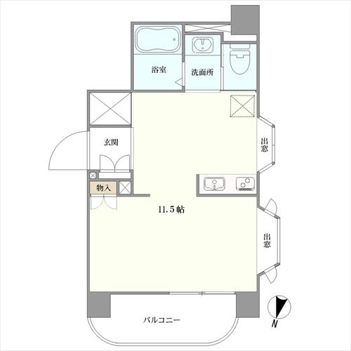 エクレール南麻布の間取図