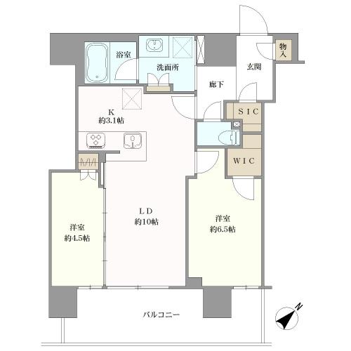 ＮＡＧＯＹＡ　ｔｈｅ　ＴＯＷＥＲの間取図