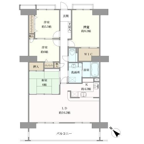 スペクトル船頭場の間取図