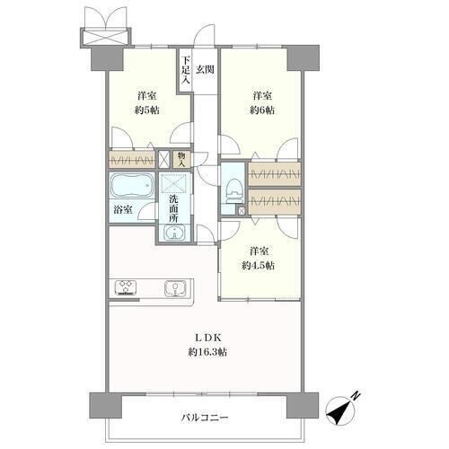 ロイヤルクレストベイレジデンスの間取図