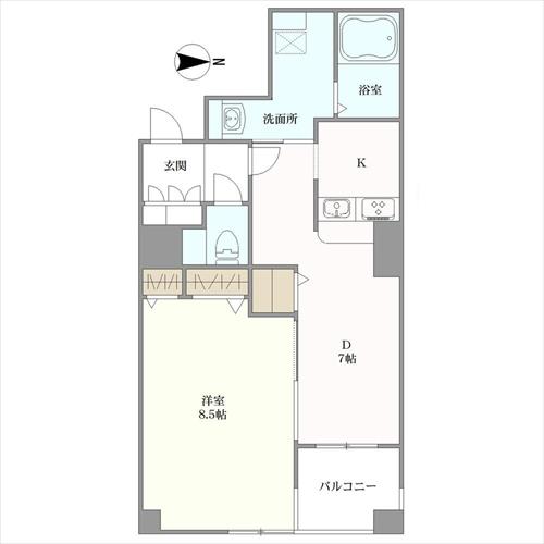アクアタウン納屋橋の間取図