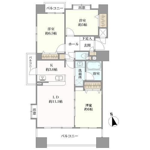グラン・コート名古屋港の間取図