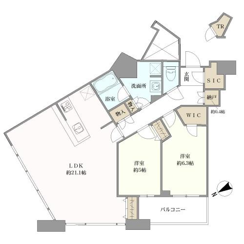 アイタワーの間取図
