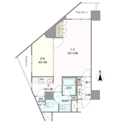 エクセレント麻布十番の間取図