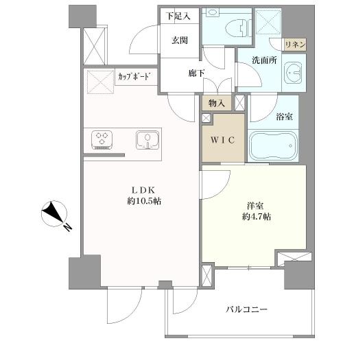 ザ・パークハウス上目黒ピアースの間取図
