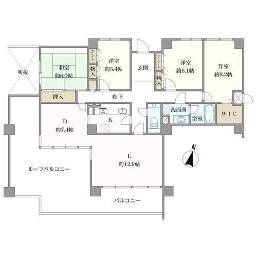 サンヴェール・ヒル甲陽園の間取図