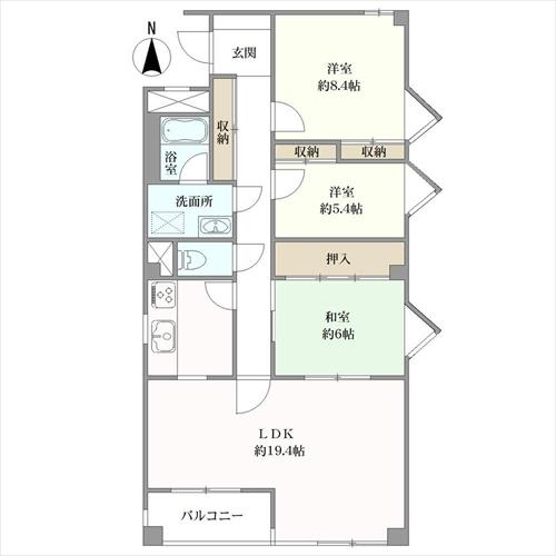 エクセレンス青門の間取図