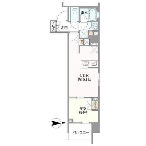 オープンレジデンシア栄本町通の間取図