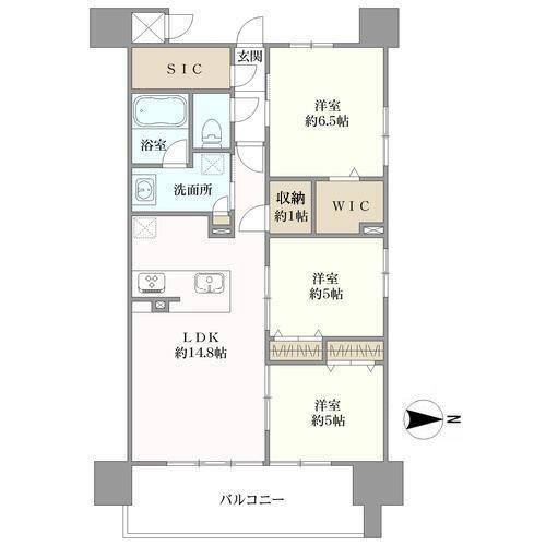 プレサンスグラン丸の内の間取図