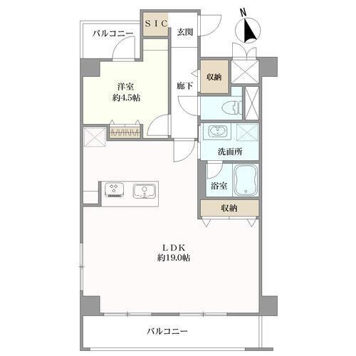 ライオンズマンション西荻窪の間取図