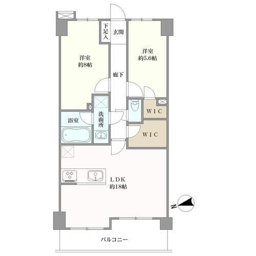 ガーデンハイツ国分寺の間取図