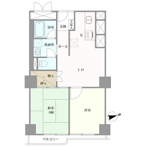 プラザ新大阪の間取図