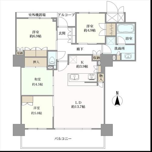 大阪福島タワーの間取図