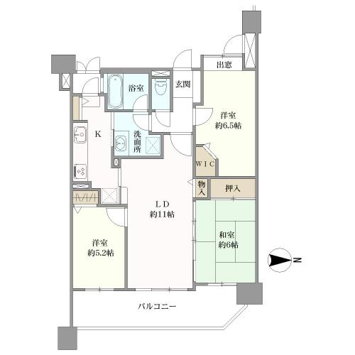 ダイアパレスグランパークスの間取図