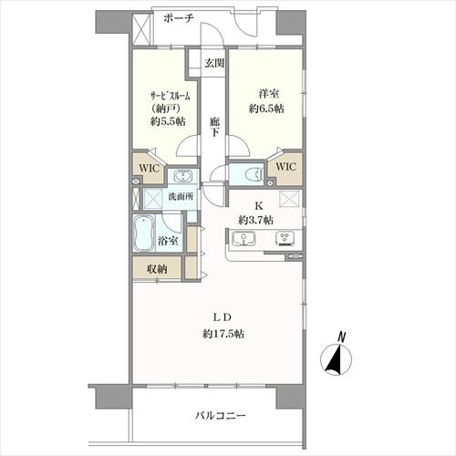 グリーンフォレストストーリーズの間取図