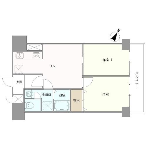 フジタ野沢マンションの間取図