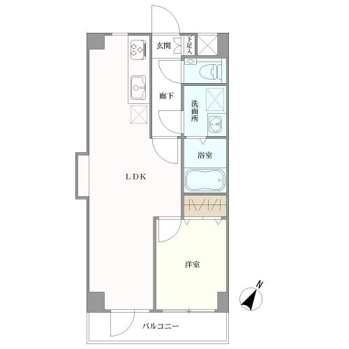 藤和三軒茶屋コープの間取図