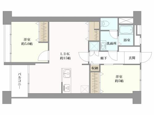 大森駅前住宅の間取図
