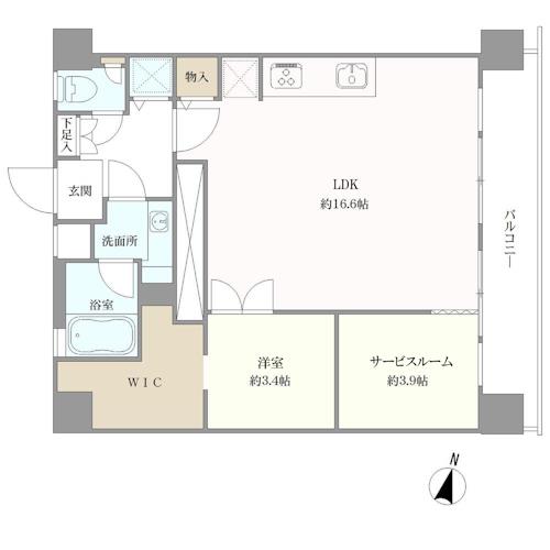 ニュー池尻マンションの間取図
