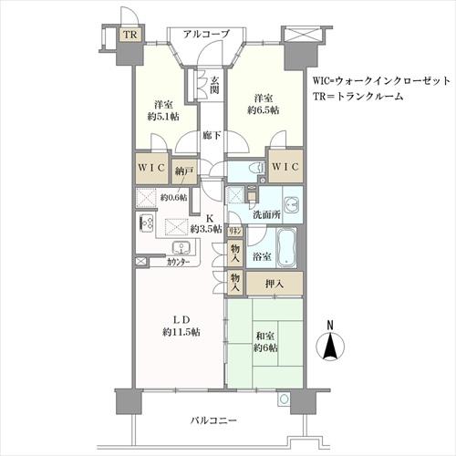 ウィズダム大泉学園の間取図