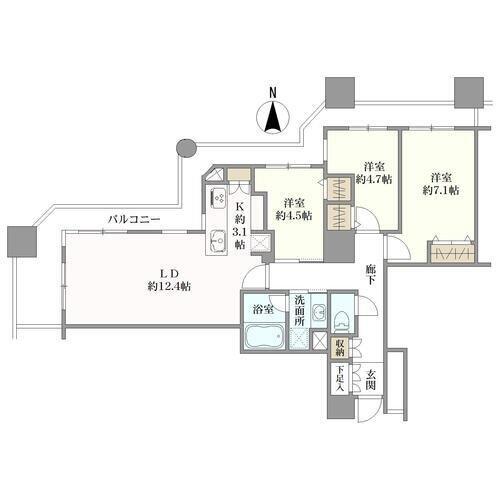 石神井公園ピアレスの間取図